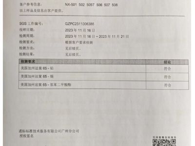 点击查看详细信息<br>标题：SGS 阅读次数：420